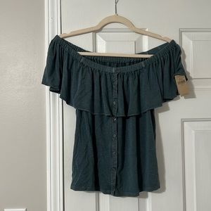 Off the shoulder blouse